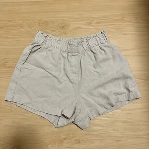 2/$10 Linen Style Elastic Band Shorts
